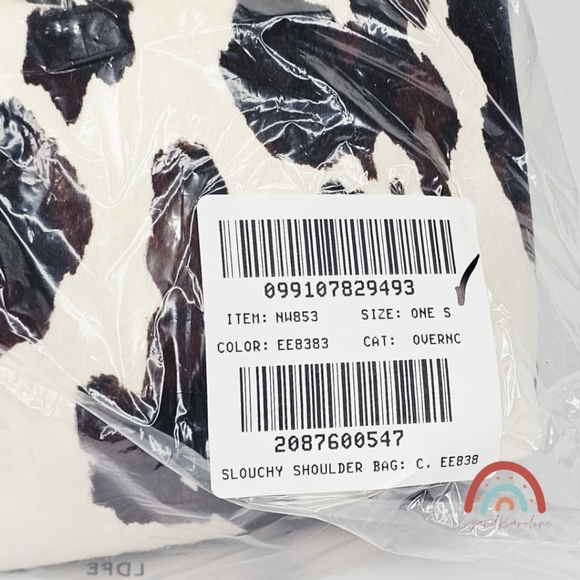 New! Madewell The Mylie Shoulder Bag in Leather Calf Hair Cow Print - Picture 16 of 16